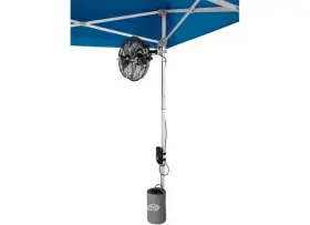 Mfksq1b E-z Up Misting Fan Kit Square Leg Shelter Portable Rechargeable One #3