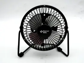 Czhv4 Easyacc 075877401014 Comfort Zone 4 Inch High Velocity Fan Usb/110v Dual Power Black/gray/red/blu