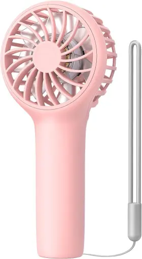 N605 Easyacc Mini Portable Fan Handheld Mothers Day Gift Small 2000mah Pink 605