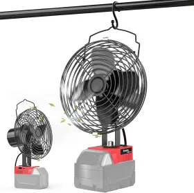 Sku0678 Ecarke Portable Cordless Fan For Milwaukee 18v 1 7 Inch