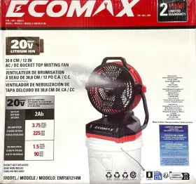 Emf501214m Ecomax Misting Fan