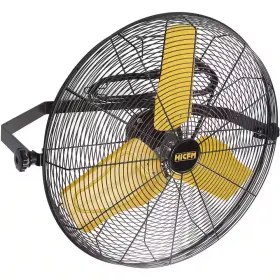 Edendirect 313032313353 24 Inch 2 Speeds High Velocity Wall Fan In Yellow With Permanent Lubricated Ball