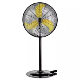 Edendirect 744759629944 30 In Yellow Heavy-duty High-speed Floor-standing Oscillating Fan With Powerful