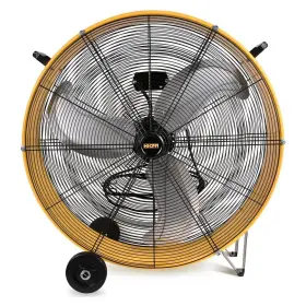 Abc-d30 Edendirect 30 Inch 3-speeds Drum Fan In Yellow With Powerful 1/3hp Motor Commercial Or