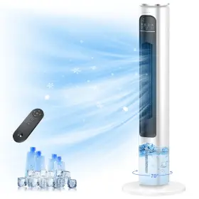 Effancol 735812325910 Tower Fans That Blow Cold Air 37 Inch Evaporative Cooler Portable Conditi
