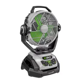 Ego 195532102671 10-in 56 -volt 5 -speed High Velocity Indoor/outdoor Grey/green Oscillating