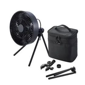 B0ddpfvf5k Elecom Nestout Outdoor Camping Fan Tripod 4 Speed Settings Breeze Mode 3 Angle