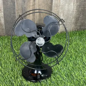 2240-b Emerson Vintage Electric 8 Inch Oscillating Desk Fan Model For Restoration