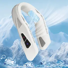 Hxr-e130 Emicool Neck Air Conditioner Wearable Fan Rechargeable 5000mah Battery Portabl