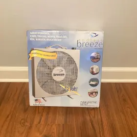 Eb1100 Endless Breeze Used 13 Inch X13 12 Volt Rv/yacht Fan 3-speed