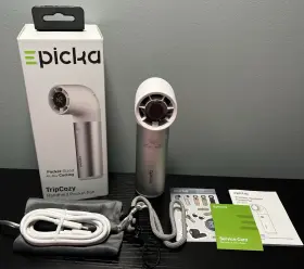 Epicka 850072836607 Tripcozy Portable Mini Fan 5000mah Power Bank Turbo 19000 Rpm