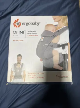 Ergobaby 220000203655 Omni Breeze Airflow All In One Baby Carrier Softflex Mesh 7lbs-45lbs
