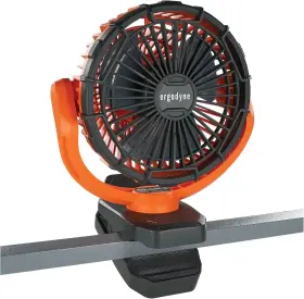 6090 Ergodyne 720476128007 Chill Its Portable Jobsite Fan Clip On And Magnetic Mount Rechar
