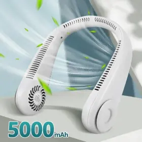 8j0kzu36f3eos Esukceso Portable Usb Rechargeable Bladeless Neck Hanging Fan Air Cooler Conditioner