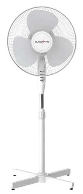 Fsf162w Eurostar 16 Inch Stand Fan Cross Base