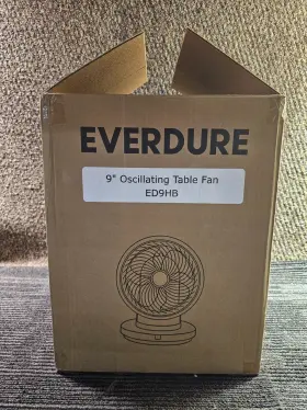 Ed9hb Everdure 9 Inch Oscillating Desk Or Table Fan 120 V Black