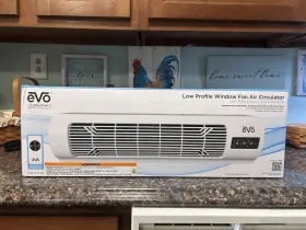 Wf300 Evo Low Profile Window Fan Air Circulator New Ships Fast
