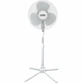 Ez-chill 819772012896 16 Inch Oscillating Pedestal Fan 3-speed Options 90-degree Head Ad