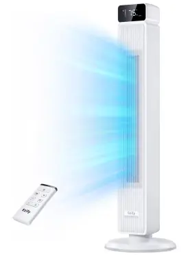 Px-ts001 Ezify Tower Fan For Bedroom 40 Inch 25ft/s Velocity Floor 30db Quiet Stan