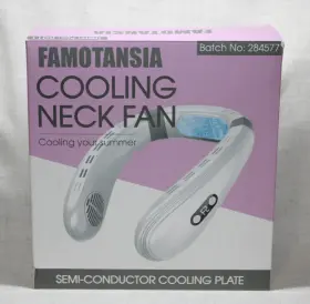 K011 Famotansia Neck Fan With Cooling Plate Air Conditioner 4400mah Rechargeable