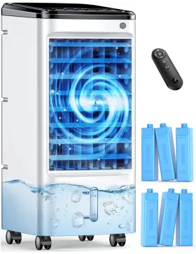 Fancole 755139188678 Windowless Portable Air Conditioners With 6 Ice Packs 12h Smart Timer For Au