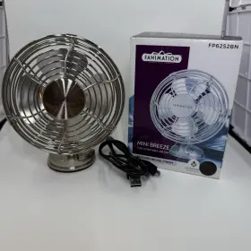 Fp6252bn Fanimation Mini Breeze 4 Inch Portable Usb Fan Brushed Nickel Finish Indoor Use