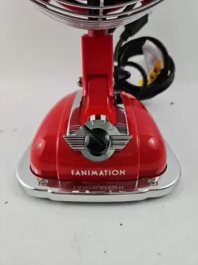 Fp7958ss Fanimation Fans Fp7958 Urbanjet 6ftft Desk Portable Table Fan 3 Speed - Red #2