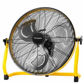 Fanspex 676327112612 18 Inch High-velocity Portable Battery Operated Floor Fan For Home Camping Gym Ga