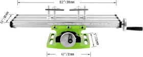 Fantask 744759997340 12.2 Inches Milling Machine Worktable Multifunction Mill Working Table X-y Axi #2
