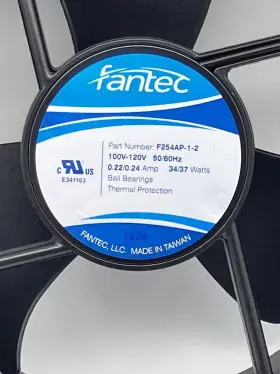 F254ap-1-2 Fantec 254ap-1-2 #f254ap-1-2 10 Inch Cabinet Cooling Fan Kit Axial #3