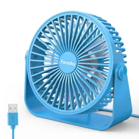 Faraday 602835846886 Usb Desk Fans 5 Inches Portable Table 360 Head Rotation Small P