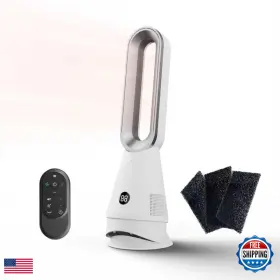 B0f6ll17mf Faryuan Bladeless Heater Fan 25inch Heating Cooling Filter Combo Tower 80