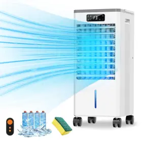 Feculs Official 860012096732 Portable Air Conditioners 3-in-1 Swamp Cooler Evaporative 4 Mod