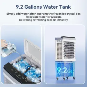 2353 Feculs Official 860012096787 Evaporative Air Cooler 3-in-1 Portable Conditioners With Cfm Swamp #2