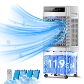 3531 Feculs Official 860012497355 Evaporative Air Cooler 3-in-1 Swamp Fan With Cfm Portable C