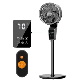 36-50db Feculs Official 860012497393 Floor Fan For Bedroom Oscillating Fans With 12h Timer Home