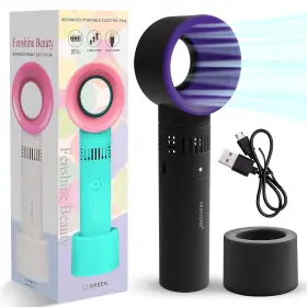 Fenshine 711731089904 Mini Usb Rechargeable Bladeless Fan For Eyelash Extension