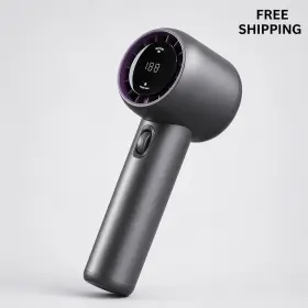 F240426c1160p2799 Festivalcos Portable Turbo Fan 199 Speeds 14500rpm 3600mah High Power Black