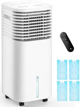 Fiahng 782068047585 Temeike 4-in-1 Portable Air Conditioners Evaporative Cooler With 4 Modes