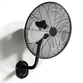Fjordlyn Hdfb20-w 20 Inch Industrial Wall Mount Fan High Velocity 3-speed Black