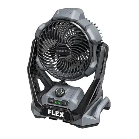 Flex B0ct17x4bf 24v Brushless Cordless 1100 Cfm Jobsite Fan Tool Only Battery And Charger