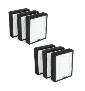 Pm1220 Flintar High-efficiency 3-in-1 True Hepa Replacement Filters... Fast Ship
