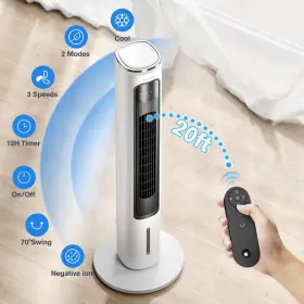 Flowbreeze 653998467562 3-in-1 Portable Air Conditioners Tower Fan 37ftft Evaporative Cooler With Rem #2