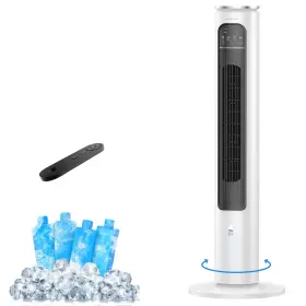 Flowbreeze 743127834461 Windowless Portable Air Conditioners 37.3 Evaporative Cooler With Remote 2.5l