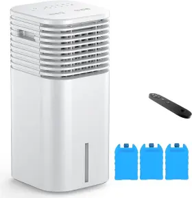 Flowbreeze 743127834515 24 Inch Windowless Portable Air Conditioner 15h Timer And 120 Oscillation 3-in-1