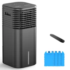Vine-38 Flowbreeze 24 Inch Windowless Portable Air Conditioner 15h Timer And 120 Oscillation 3-in-1