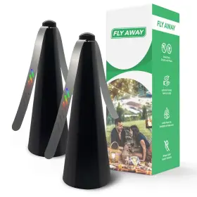 Fly Away Product 195893994861 - 2 Pack Fans For Tables Indoor Or Outdoor Use Ideal Resta