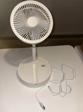 B0c2h6fdpn Foldable Fan Lipety Portable Rechargeable Oscillating - 8 Inch 7200mah Battery Opera