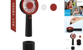 Fanamora01 Foshanshi Tianyi Dianzishangwu Youxiangongsi Portable Handheld Fan Aromatherapy Diffuser Design Personal Desk With