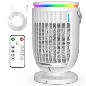 Cbz-1-gl Fosvill Ai Portable Air Conditioners Fan 120 Oscillating Evaporative Mini Room Co